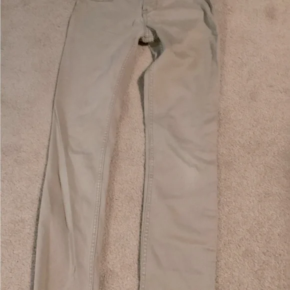 Beige Abercrombie Kids Jeggings size 15/16 - Picture 2 of 3